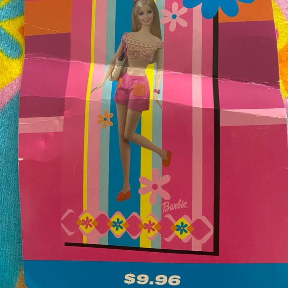 Mattel Barbie Beach Towel 30 X 60 NWT VINTAGE 2002 - Picture 3 of 11